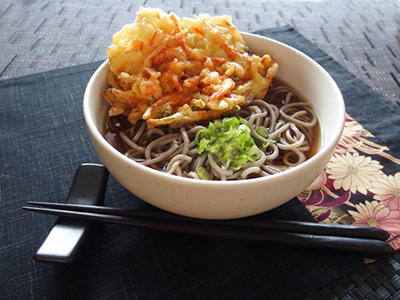 Soba Noodles made from buckwheat flour