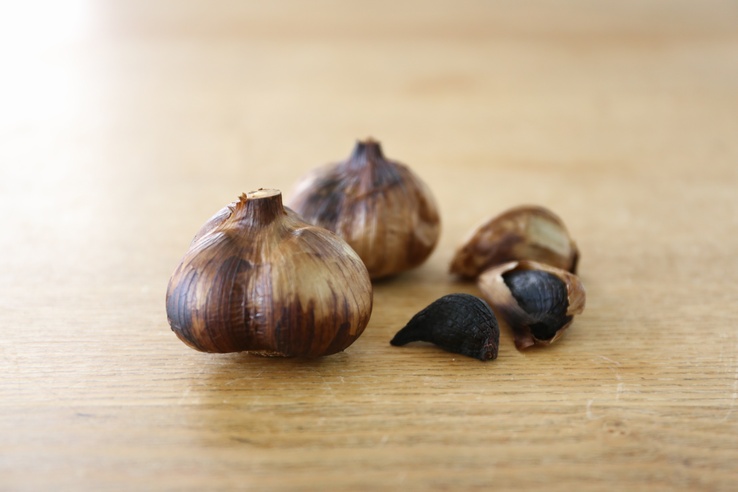 Black Garlic has sweet taste and jelly-like texture