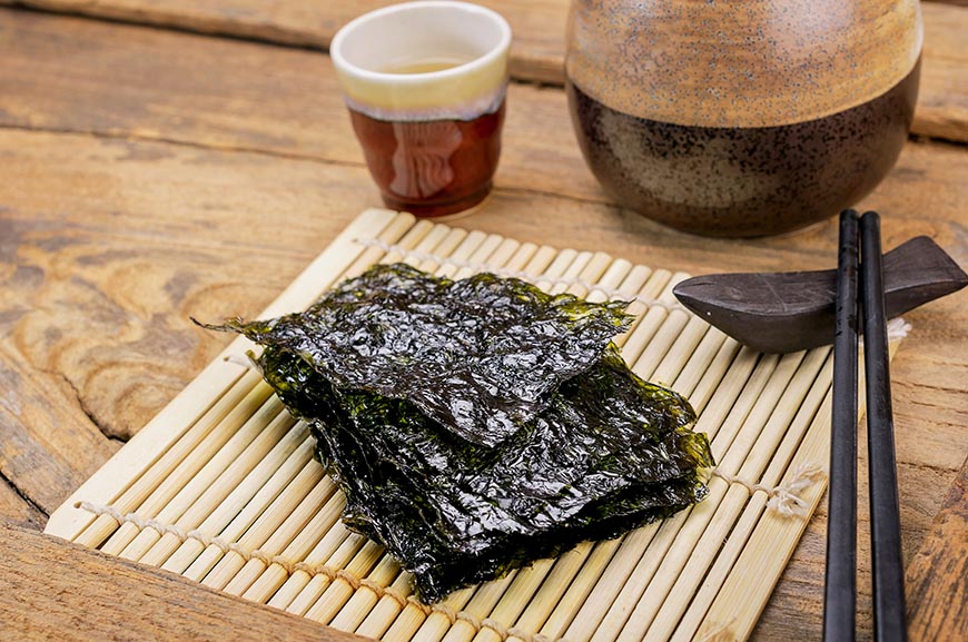 dried seaweed snack