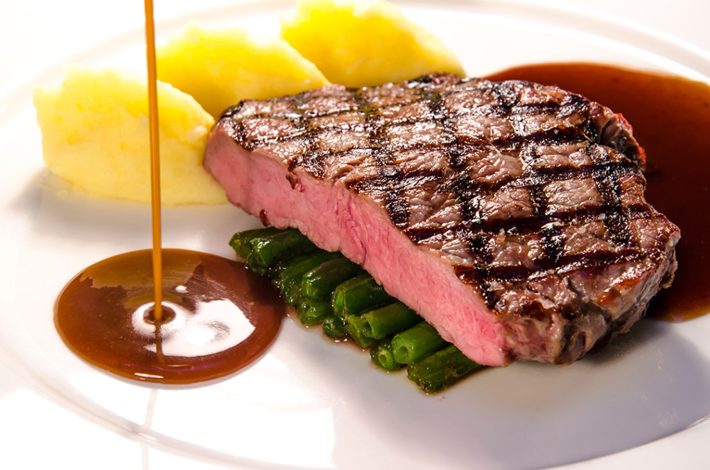 steak with tamari sauce