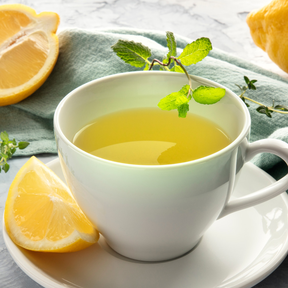 Sencha Green Tea with Lemon and Honey