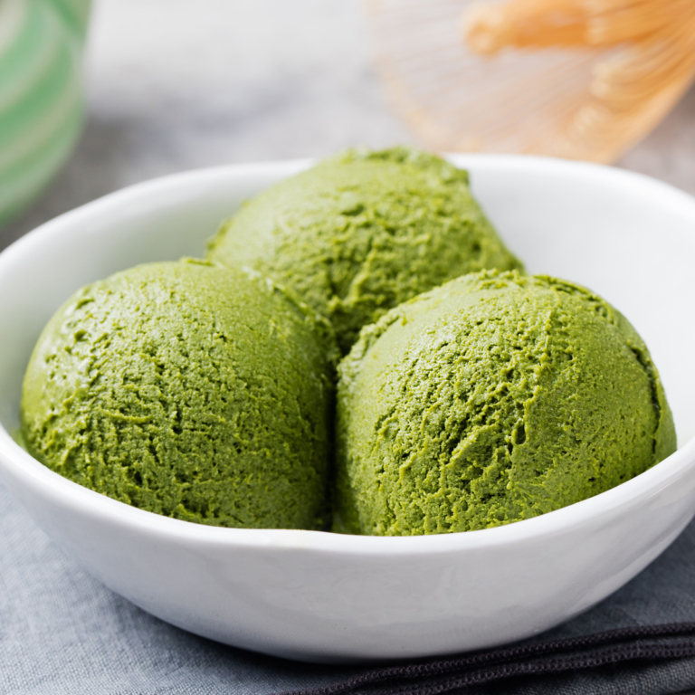 Matcha Green Tea Ice Cream Simple Homemade Recipe Without Eggs!