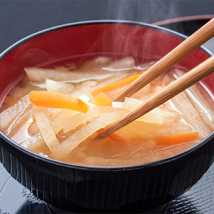 vegetable vegan miso soup