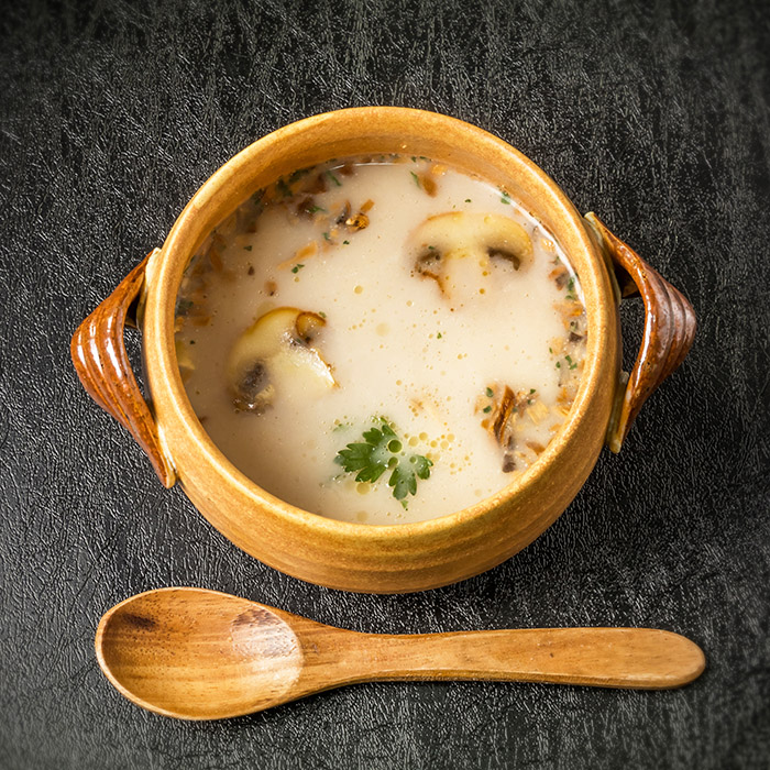 Mushroom and Rice Koji Soup