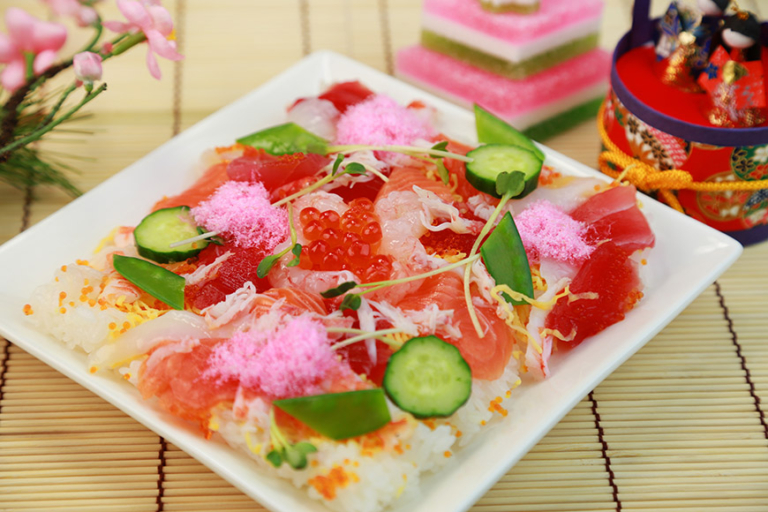 Chirashi Sushi with Rice Vinegar Recipe Kawashimaya The Japan Store Blog