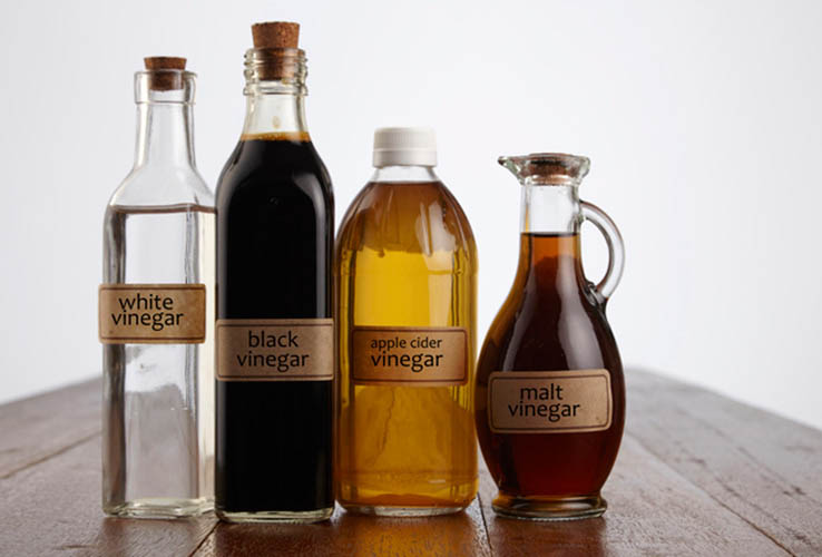 various type of vinegar comparation