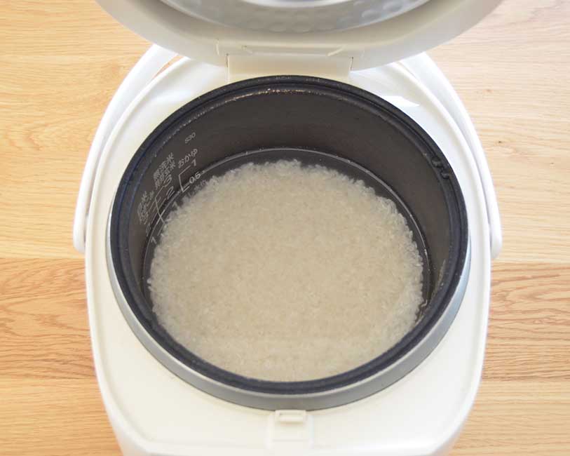 step 1 wash the rice