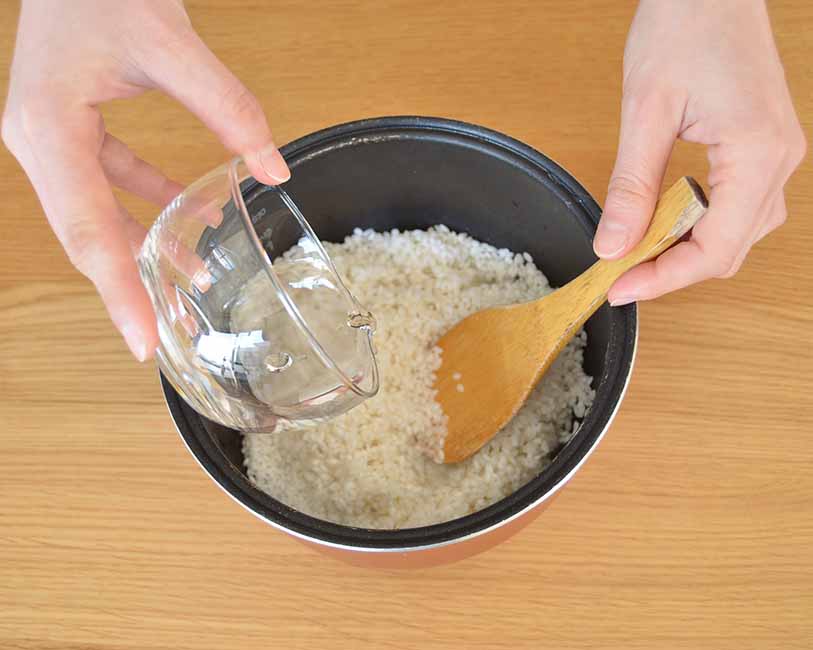 step 2 Cook the glutinous rice